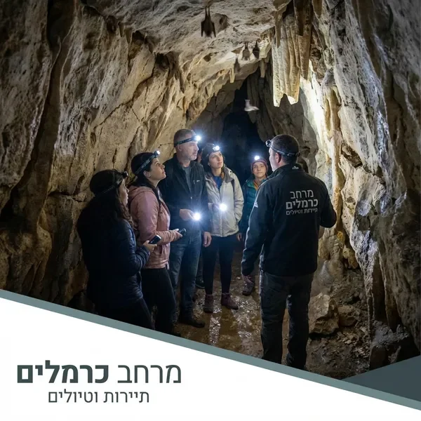 טיול עששיות בכרמל בלילה