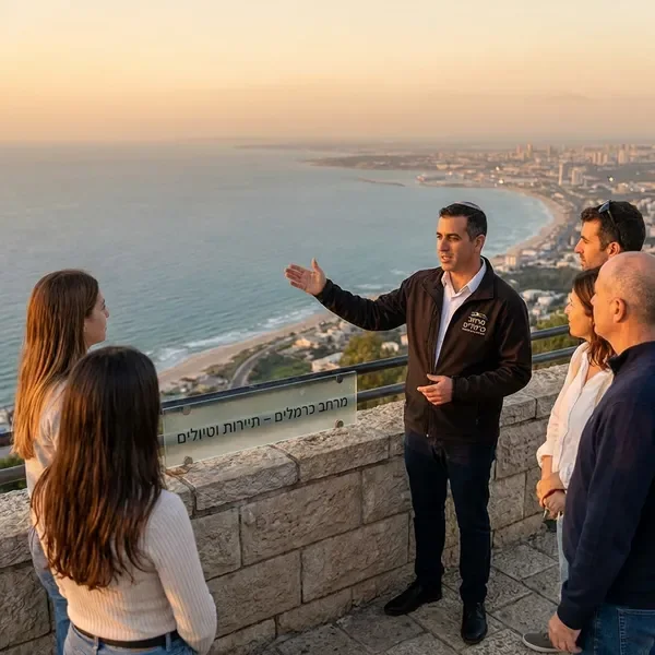 שקיעה מהכרמל מעל הים התיכון
