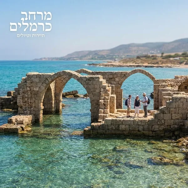 שרידים עתיקים בחוף דור