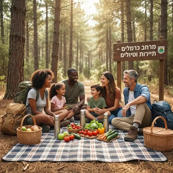 פיקניק ביער הכרמל